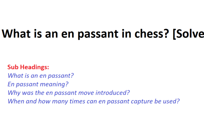 What is an en passant in chess [Explained]