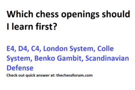 Which chess openings should I learn first?