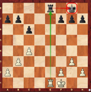 backrank mate example