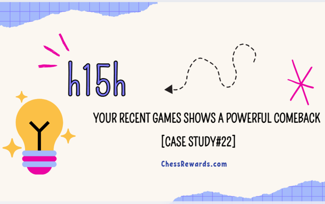 h15h: Your recent games shows a powerful comeback [Case Study#22]