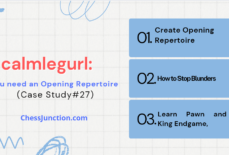 calmlegurl: You need an opening repertoire (Case Study#27)