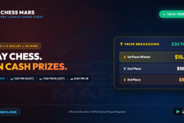 Pre-Launch Prized Chess Tournament: 100% Free Entry & $30 Cash Prizes!